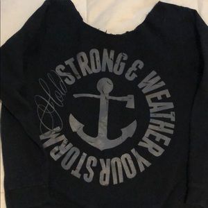 Flag Nor Fail Handcut Crewneck